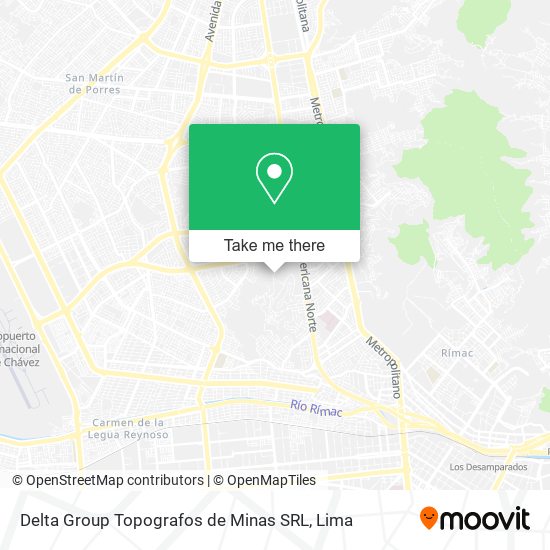 Delta Group Topografos de Minas SRL map