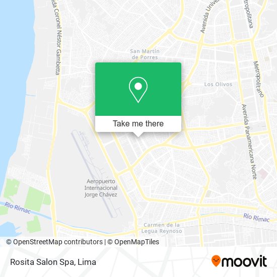 Rosita Salon Spa map