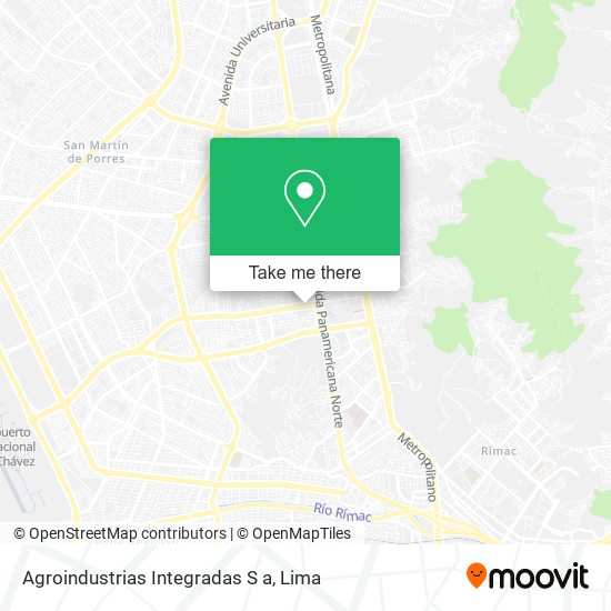 Mapa de Agroindustrias Integradas S a