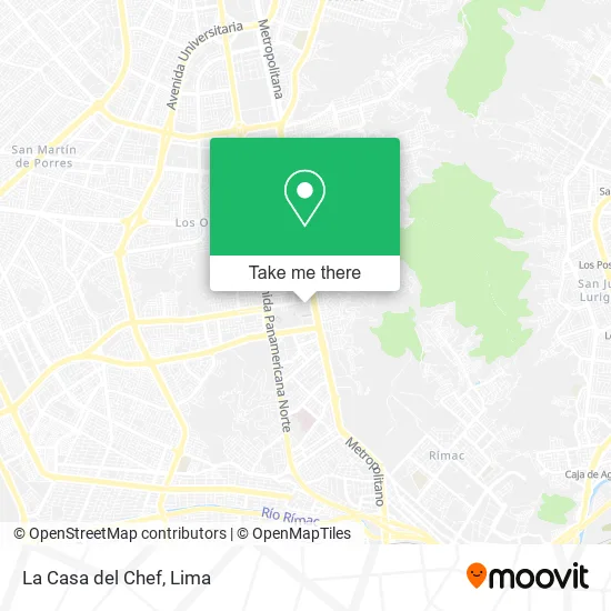 Mapa de La Casa del Chef
