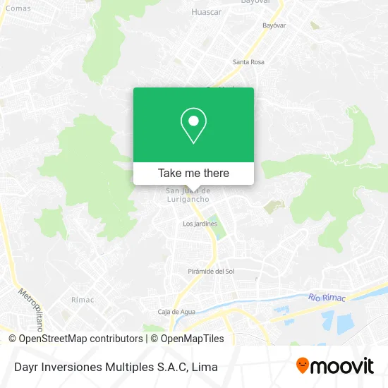 Dayr Inversiones Multiples S.A.C map