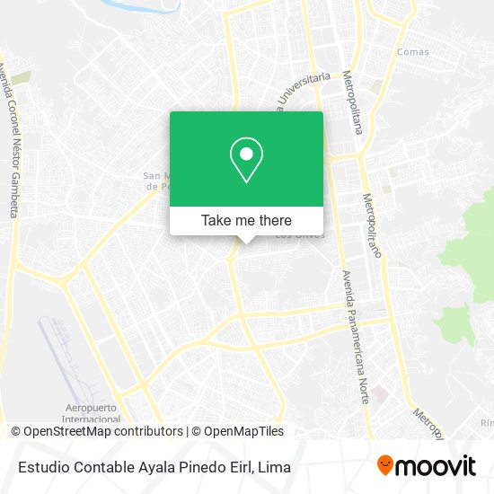 Estudio Contable Ayala Pinedo Eirl map