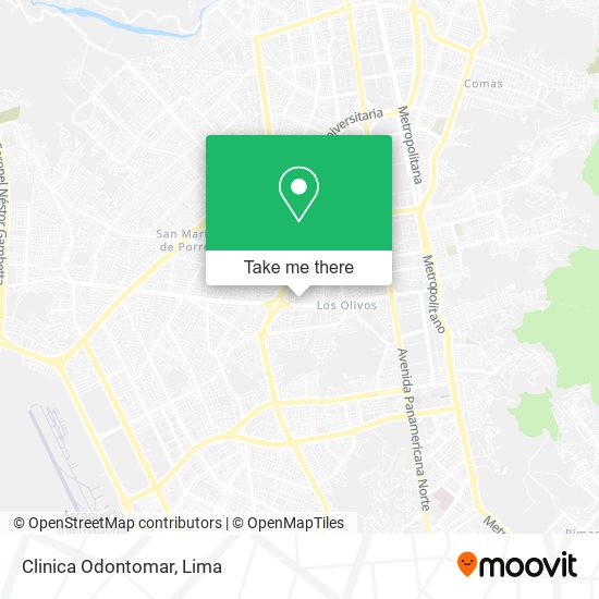 Mapa de Clinica Odontomar