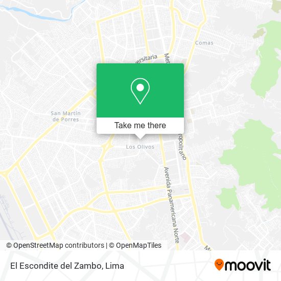 Mapa de El Escondite del Zambo