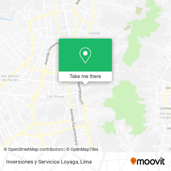 Inversiones y Servicios Loyaga map