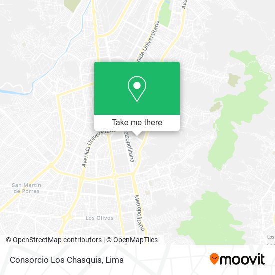 Consorcio Los Chasquis map