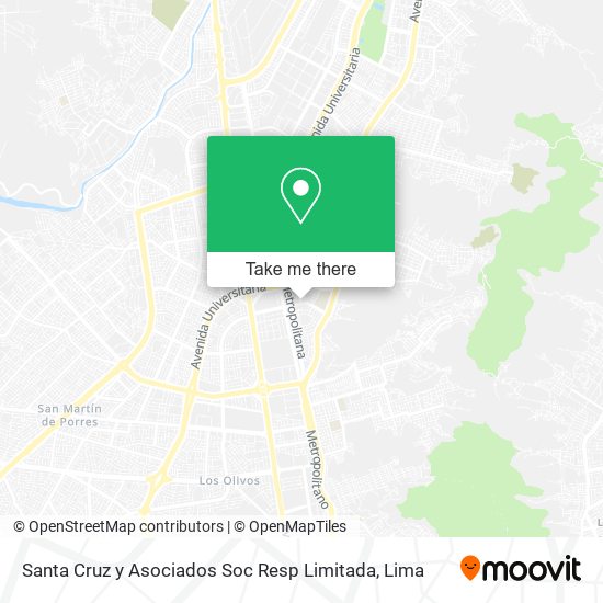 Santa Cruz y Asociados Soc Resp Limitada map
