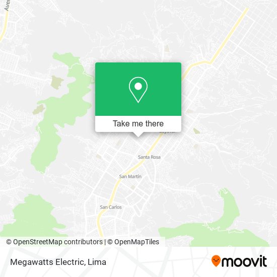 Megawatts Electric map