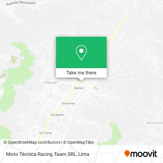 Moto Técnica Racing Team SRL map