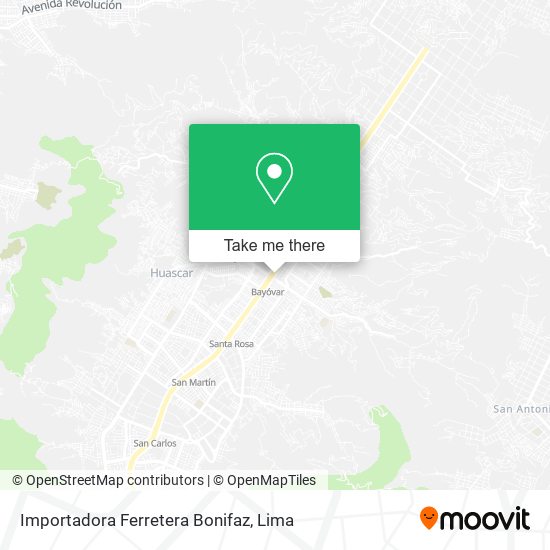 Importadora Ferretera Bonifaz map