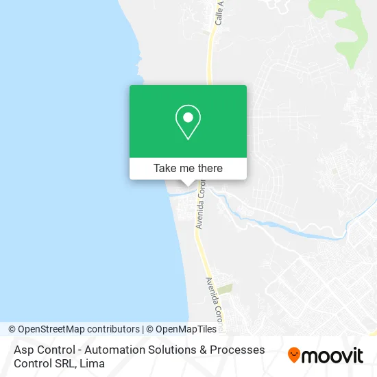Mapa de Asp Control - Automation Solutions & Processes Control SRL