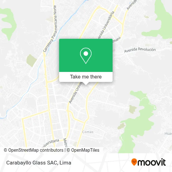 Carabayllo Glass SAC map