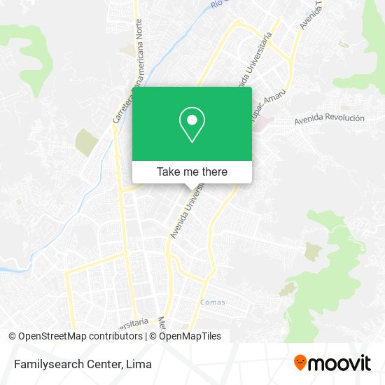 Familysearch Center map