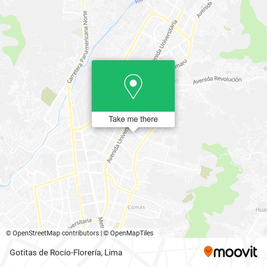 Gotitas de Rocío-Florería map