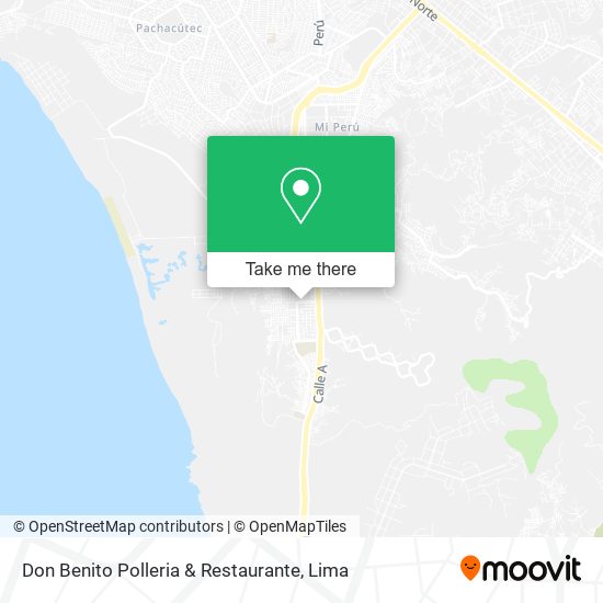 Don Benito Polleria & Restaurante map