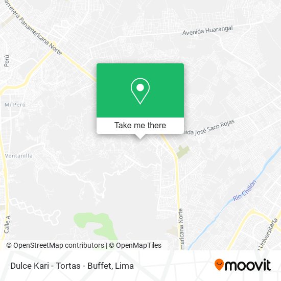 Dulce Kari - Tortas - Buffet map