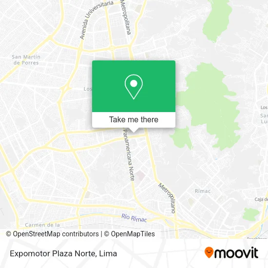 Mapa de Expomotor Plaza Norte