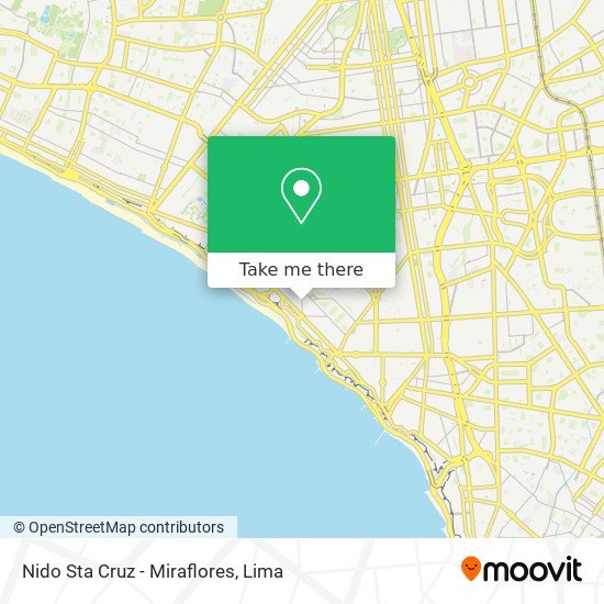 Nido Sta Cruz - Miraflores map
