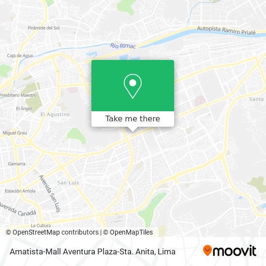 Amatista-Mall Aventura Plaza-Sta. Anita map