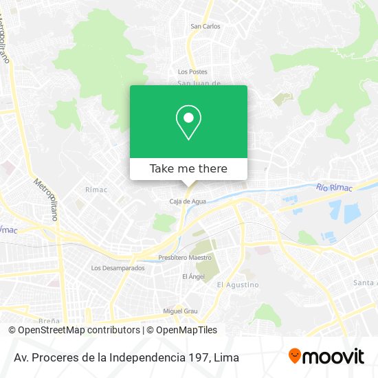 Av. Proceres de la Independencia 197 map