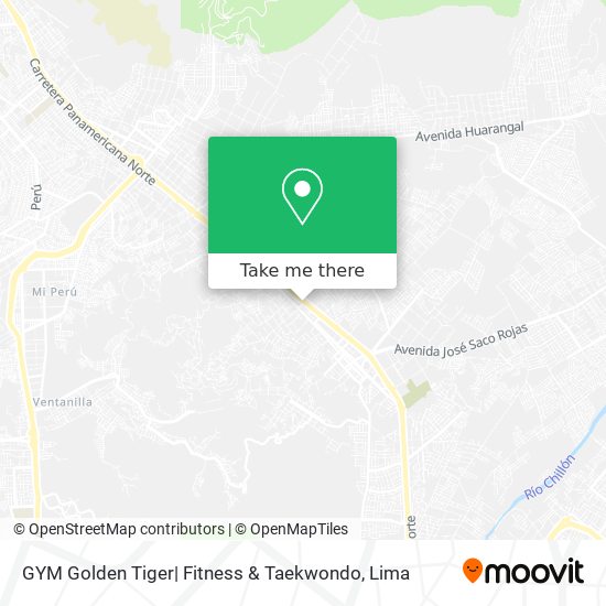 Mapa de GYM Golden Tiger| Fitness & Taekwondo