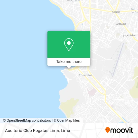 Auditorio Club Regatas Lima map
