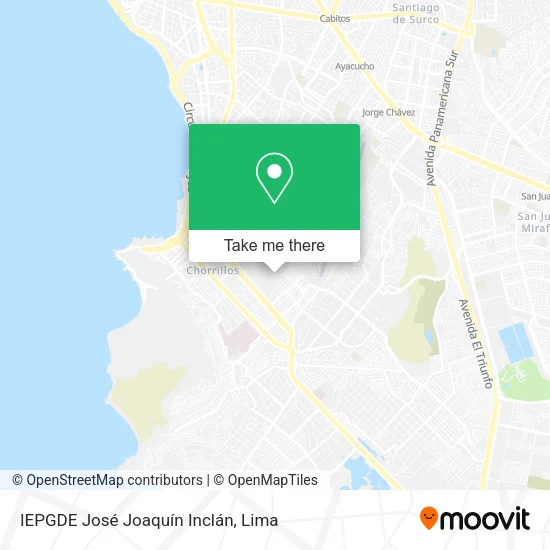 Mapa de IEPGDE José Joaquín Inclán