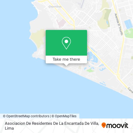 Asociacion De Residentes De La Encantada De Villa map