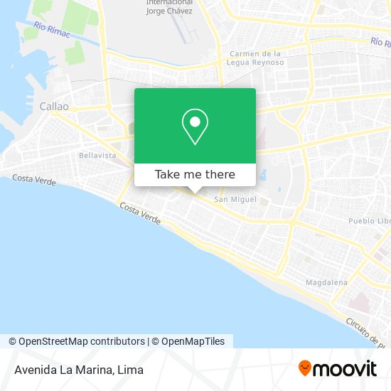 Avenida La Marina map