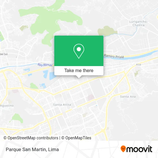 Parque San Martin map