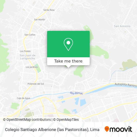 Colegio Santiago Alberione (las Pastorcitas) map