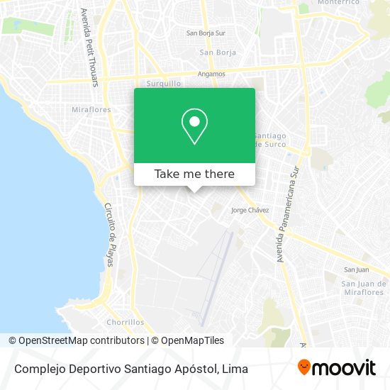 Complejo Deportivo Santiago Apóstol map