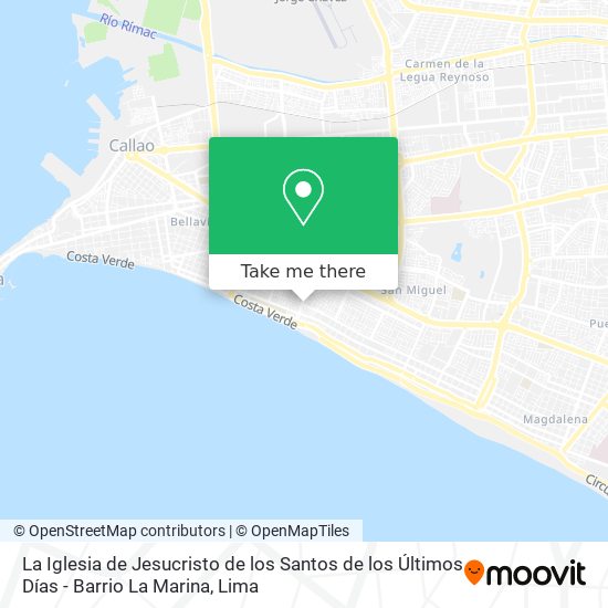 La Iglesia de Jesucristo de los Santos de los Últimos Días - Barrio La Marina map