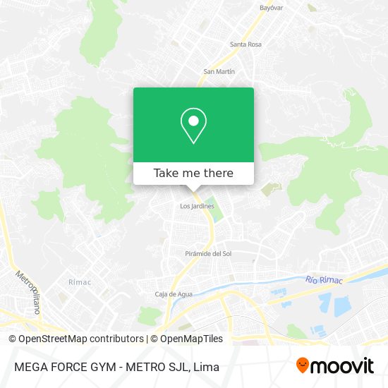 MEGA FORCE GYM - METRO SJL map