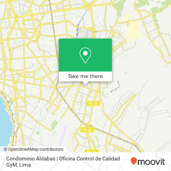 Condominio Aldabas | Oficina Control de Calidad GyM map