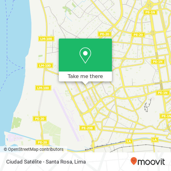 Ciudad Satélite - Santa Rosa map