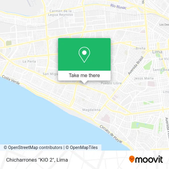 Mapa de Chicharrones "KIO 2"