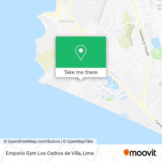 Emporio Gym Los Cedros de Villa map