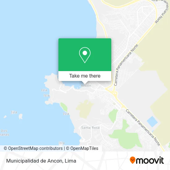 Mapa de Municipalidad de Ancon