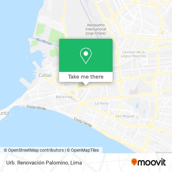 Urb. Renovación Palomino map