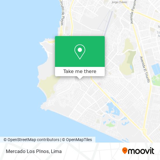 Mercado Los PInos map