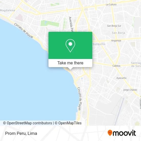 Mapa de Prom Peru