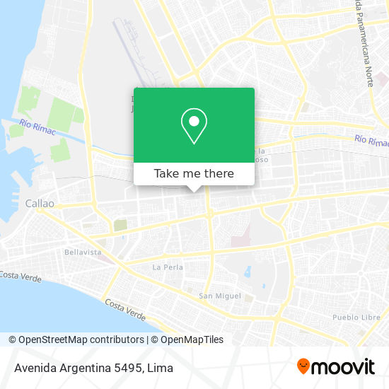 Avenida Argentina 5495 map