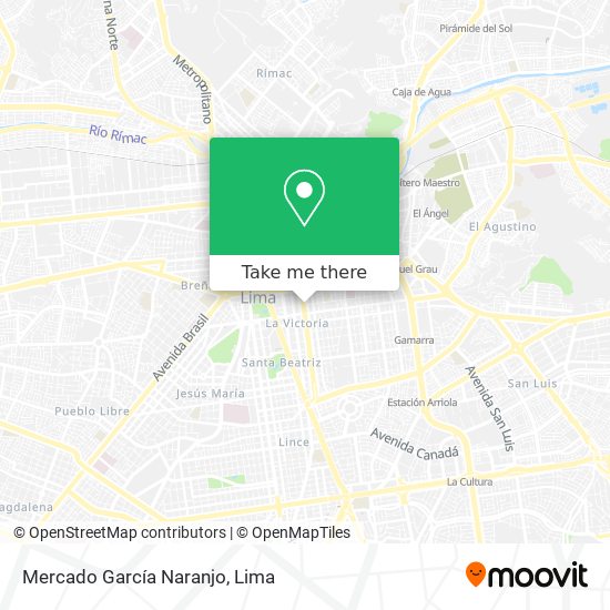 Mercado García Naranjo map