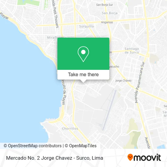 Mapa de Mercado No. 2 Jorge Chavez - Surco