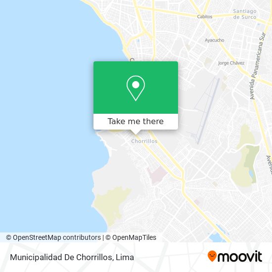 Municipalidad De Chorrillos map