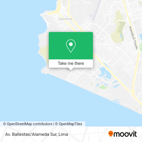 Av. Ballestas/Alameda Sur map