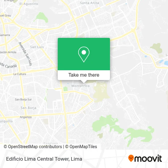 Edificio Lima Central Tower map