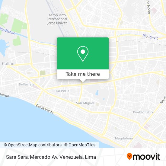 Sara Sara, Mercado Av. Venezuela map