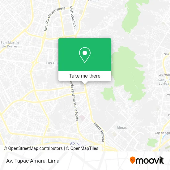 Av. Tupac Amaru map